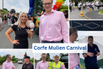 Montage of pictures at carnival