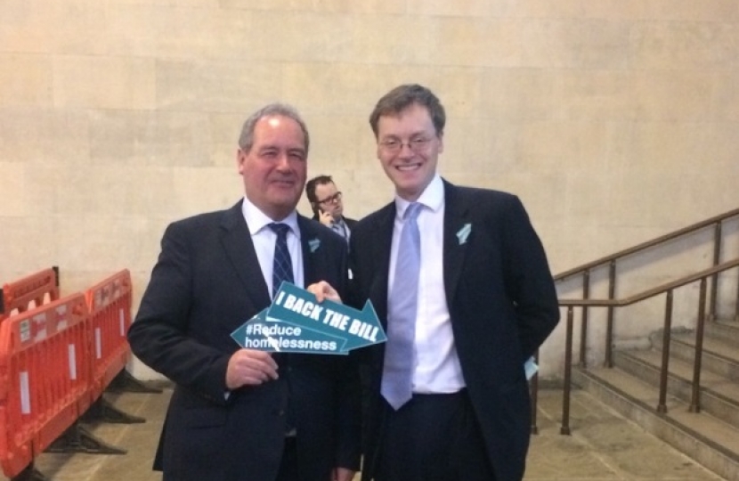 Michael was delighted to support Bob Blackman MP with his Private Members Bill.