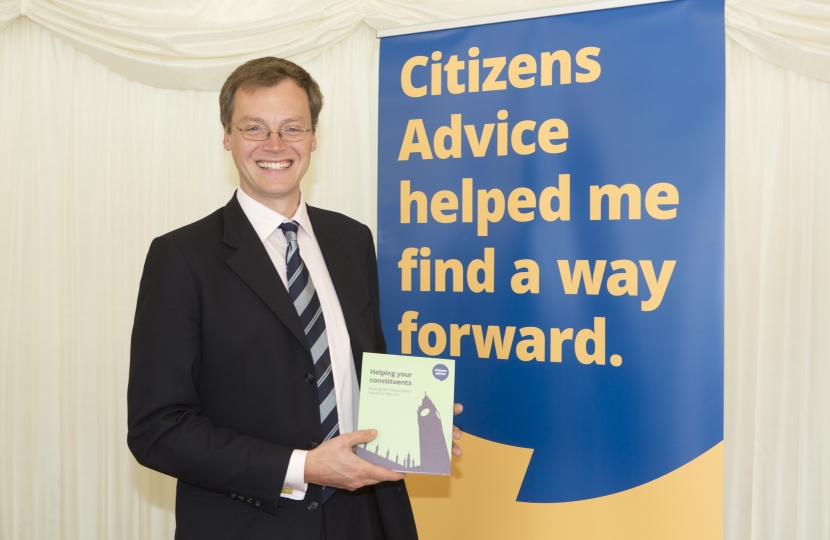 Michael Tomlinson MP at the Citizens Advice Parliamentary event on 16 June