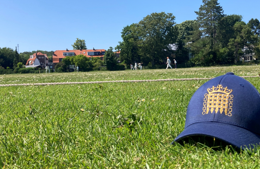 Parliamentary cricket hat