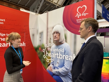 Michael at BHF stand