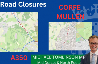 Road closure map