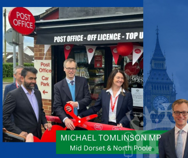 Michael at Post Office Opening
